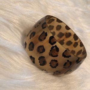 Hand Crafted Leopard Bangle!